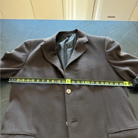 Ermenegildo Zenga Men's 100%
Pure Cashmere Coat - Picture 8 of 17